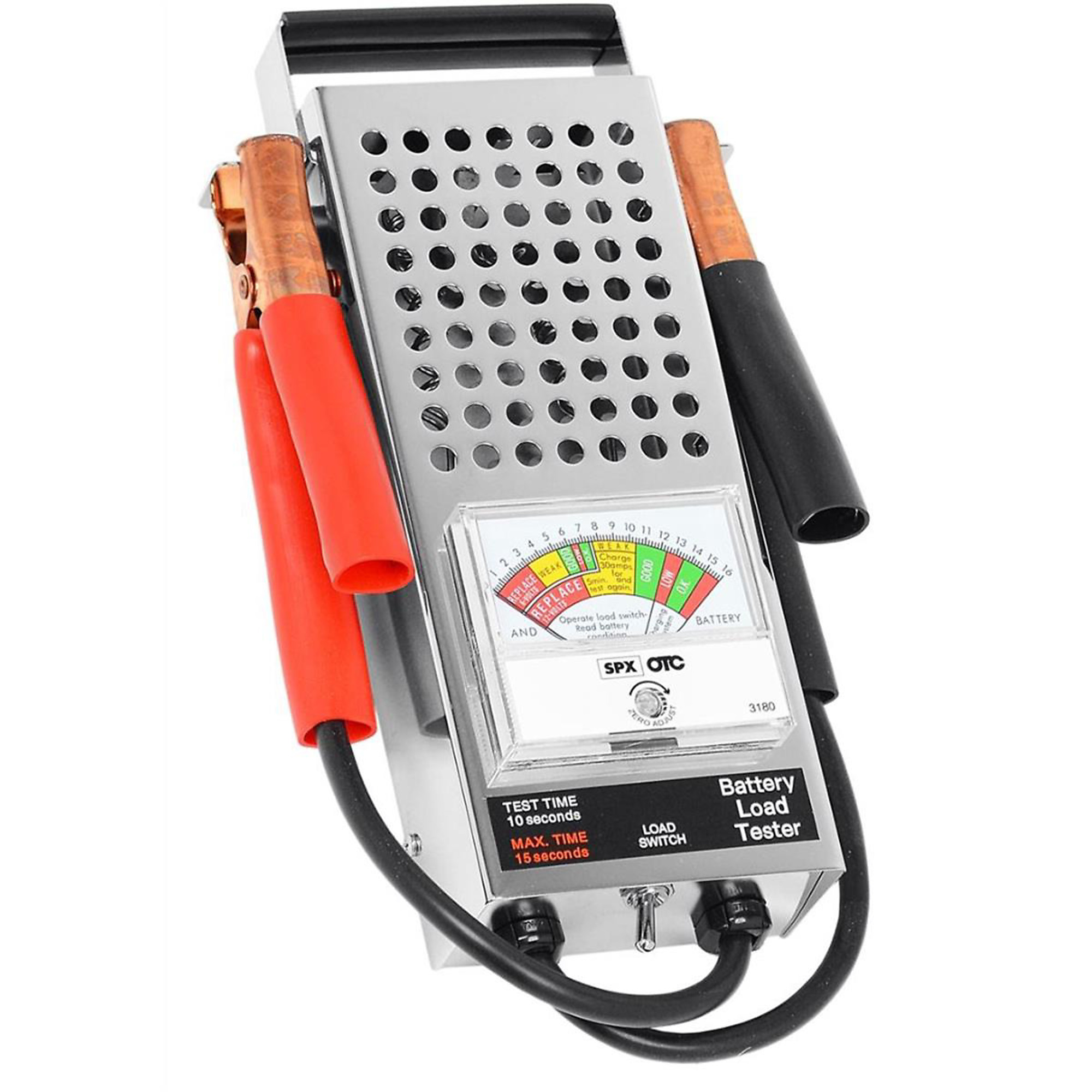 OTC Battery Load Tester — 100 Amp, 0-16 Volt Range, Heavy-Duty, Model# OTC3180
